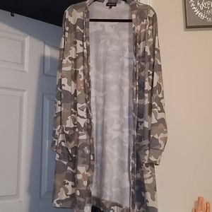 Simply Southern camo cardigan